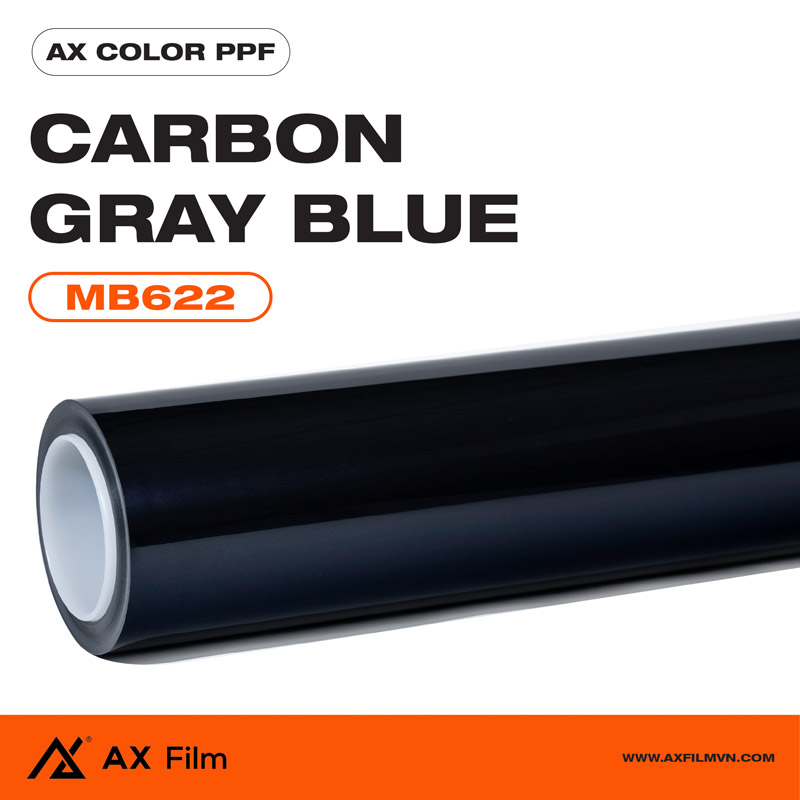 AX COLOR PPF CARBON GRAY BLUE - MÀU XANH XÁM CARBON